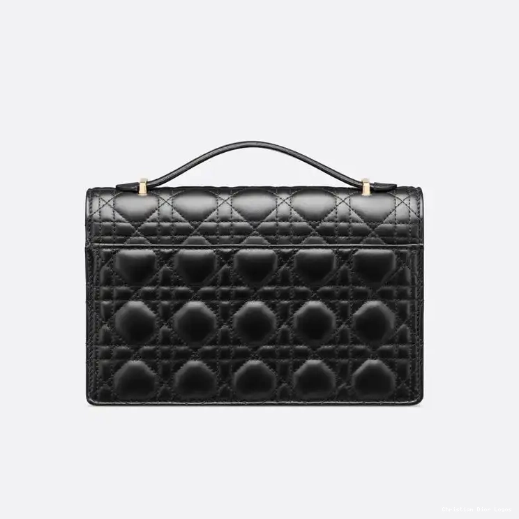 Cheap Handle Bag Lambskin Black Miss Cannage Top Small Dior 0426 Luxury